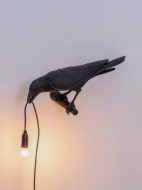 Настенный светильник в форме ворона Raven